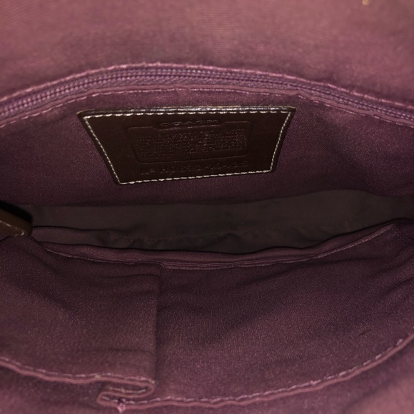 👜 Coach patchwork crossbody brown leather - Picture 8 of 8